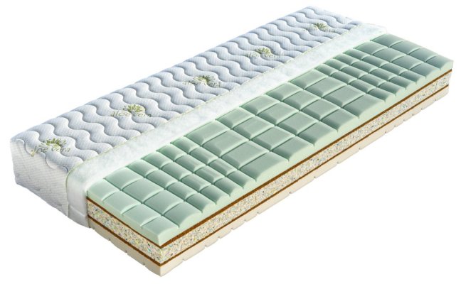 RADMILA - Rozměr matrace: 200x90, Potah matrace: Aloe Vera
