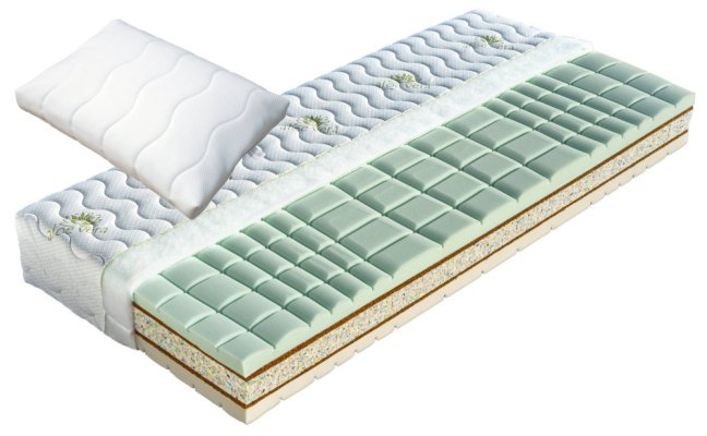 RADMILA - Rozměr matrace: 200x90, Potah matrace: Aloe Vera