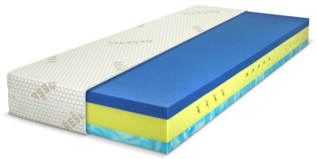 HYPERSOFT X VISCO - Rozměr matrace: 200x90, Potah matrace: Adaptic Brown