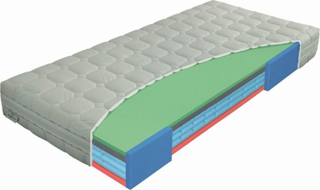 AIRSPRING SENIOR - Rozměr matrace: 200x130, Potah matrace: Lyocell prošitý